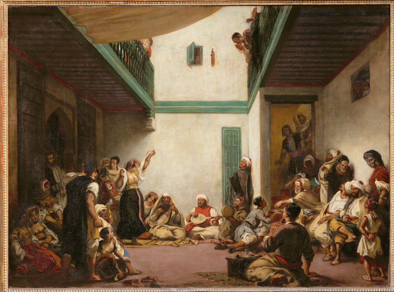 Židovská svatba v Maroku ... od Ferdinand Victor Eugene Delacroix