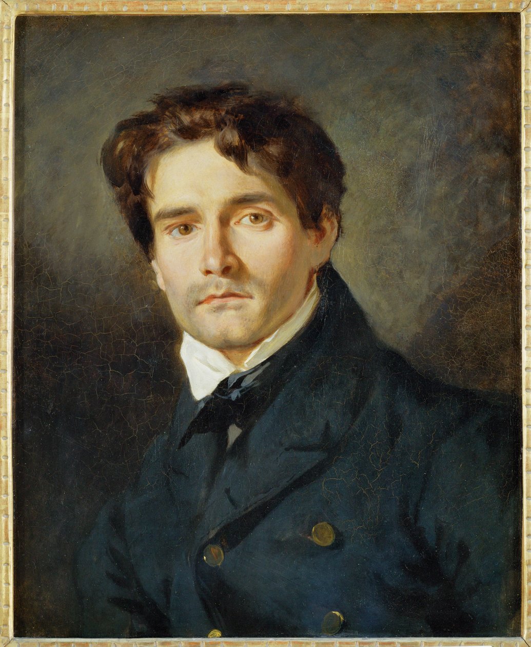 Portrét Leon Riesener ... od Ferdinand Victor Eugene Delacroix