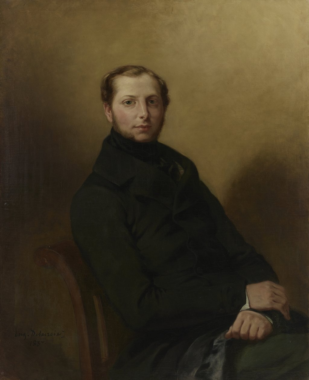 Portrét hraběte Charlese de Mornay, 1837 od Ferdinand Victor Eugene Delacroix