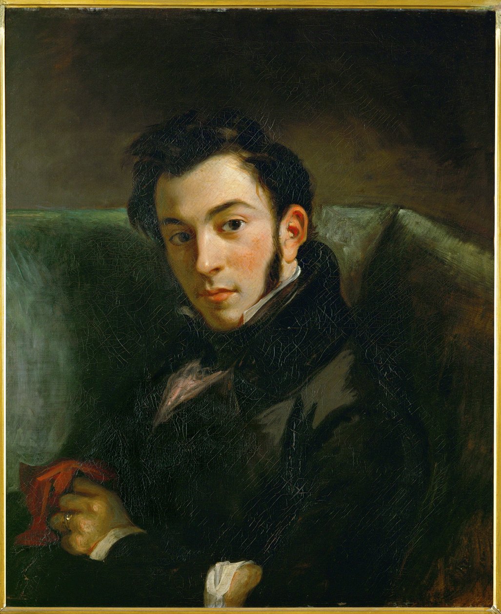 Portrét Frederica Villota (olej na plátně) od Ferdinand Victor Eugene Delacroix