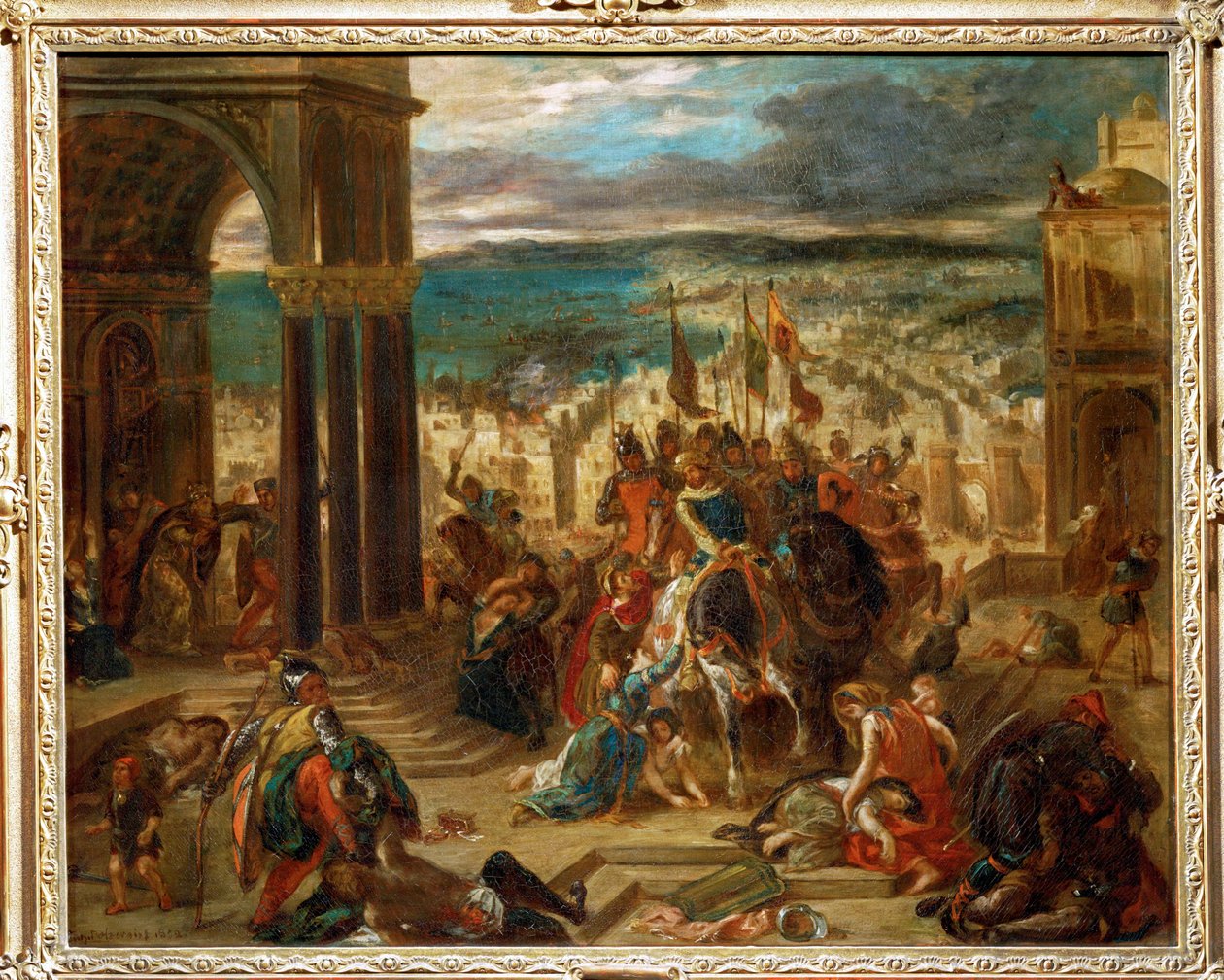 Dobytí Konstantinopole křižáky ... od Ferdinand Victor Eugene Delacroix