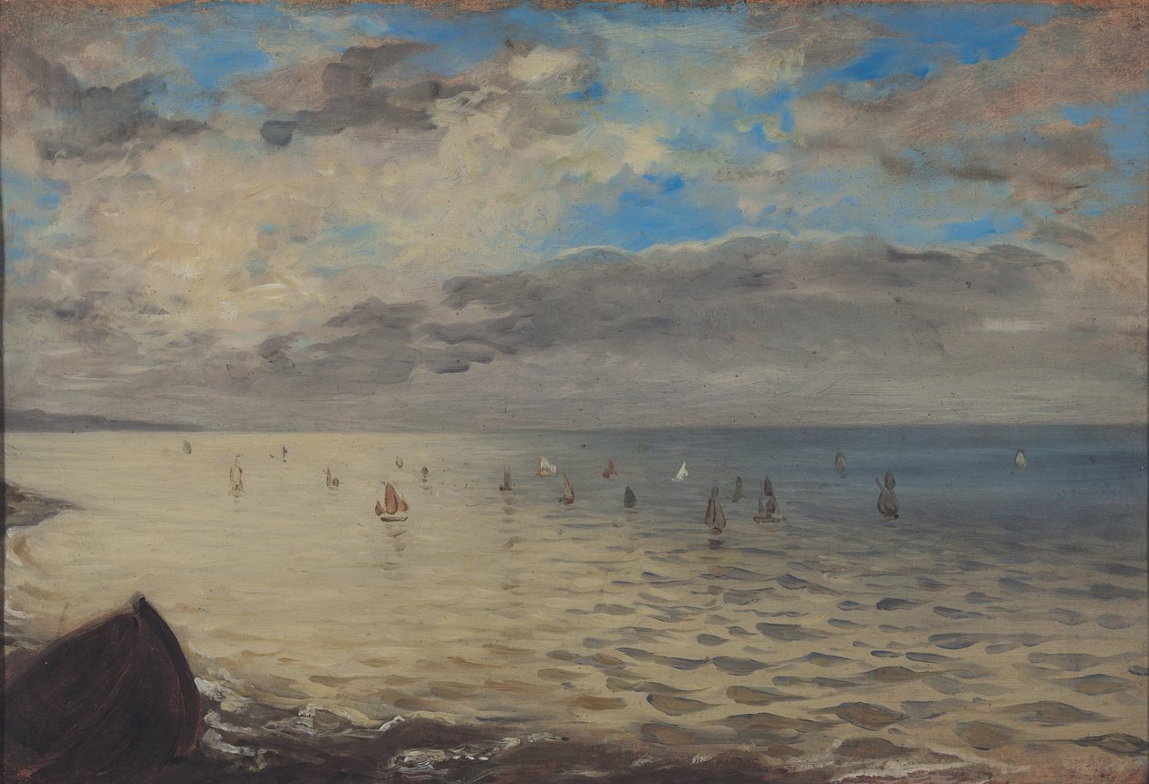 Moře při pohledu z výšin Dieppe od Ferdinand Victor Eugene Delacroix