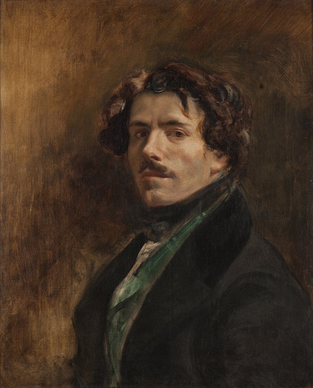 Autoportrét od Ferdinand Victor Eugene Delacroix