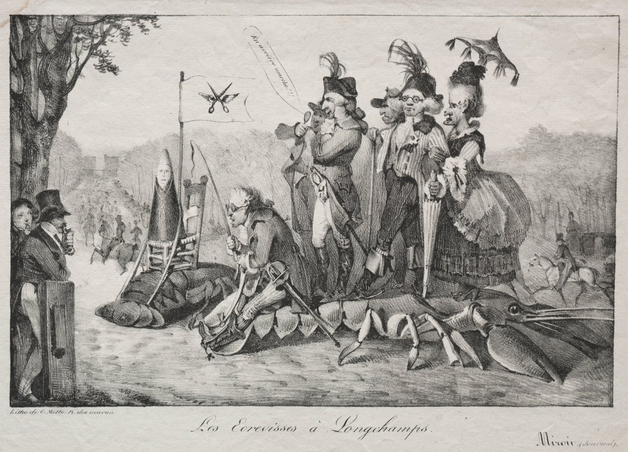Raci z Longchamps, 1822. od Ferdinand Victor Eugene Delacroix