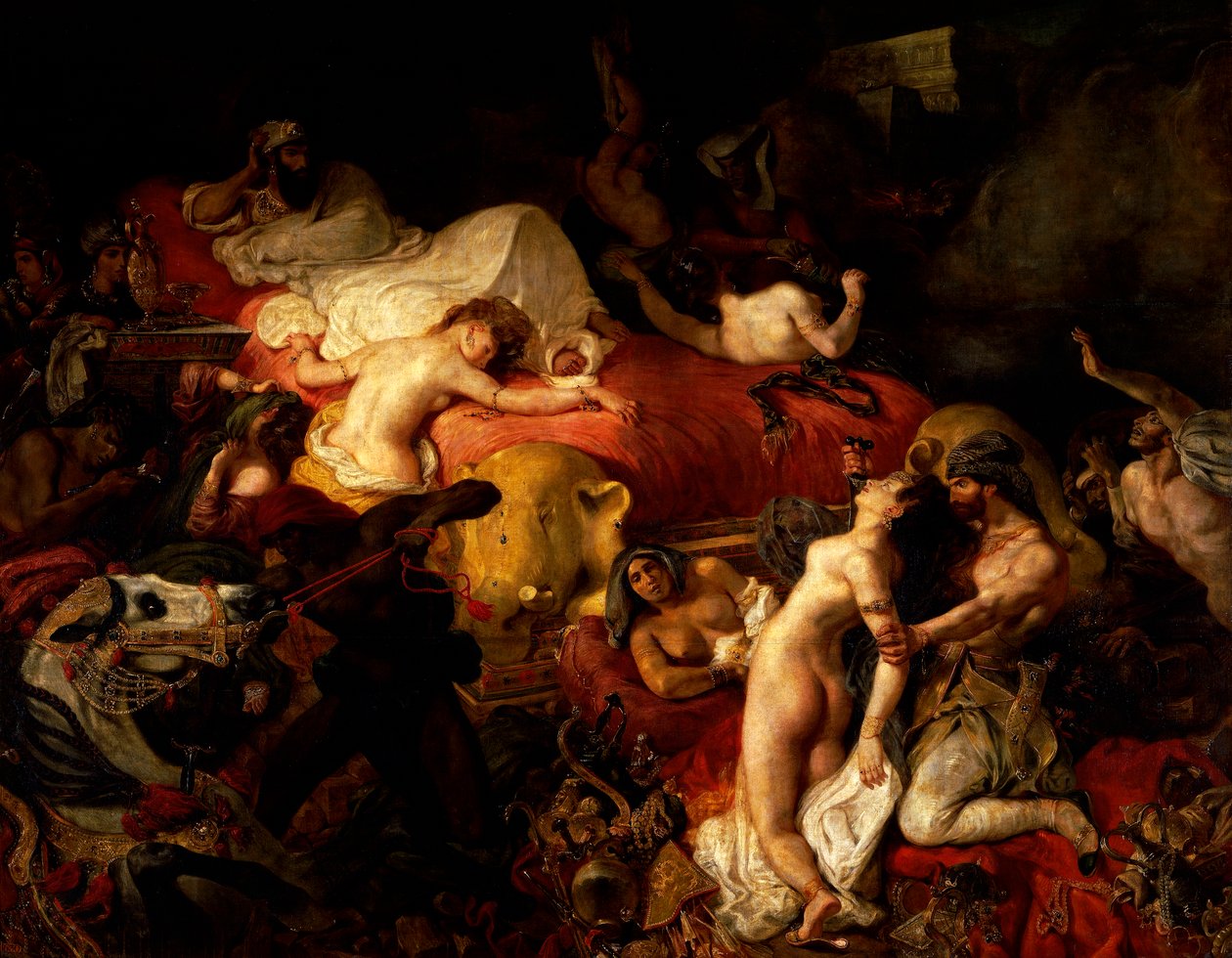 Smrt Sardanapala od Ferdinand Victor Eugene Delacroix