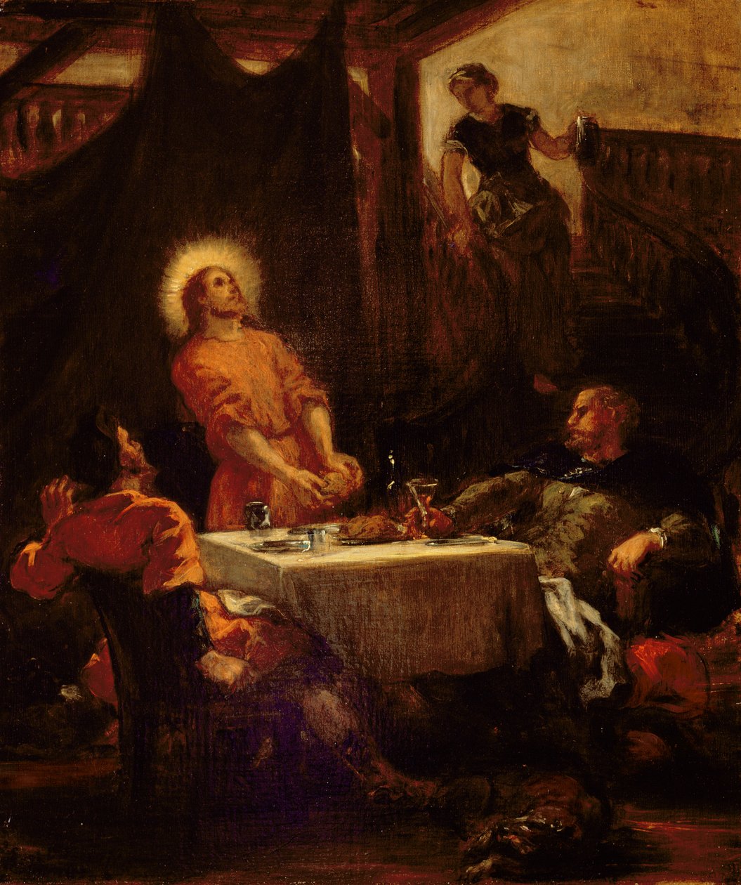 Učedníci v Emauzích, 1853 od Ferdinand Victor Eugene Delacroix