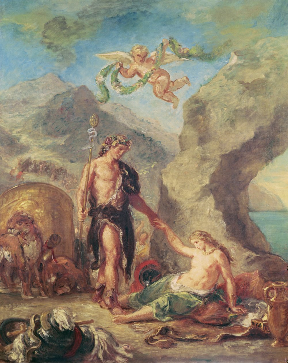 Čtyři roční období. Podzim: Bakchus a Ariadna, 1862 od Ferdinand Victor Eugene Delacroix