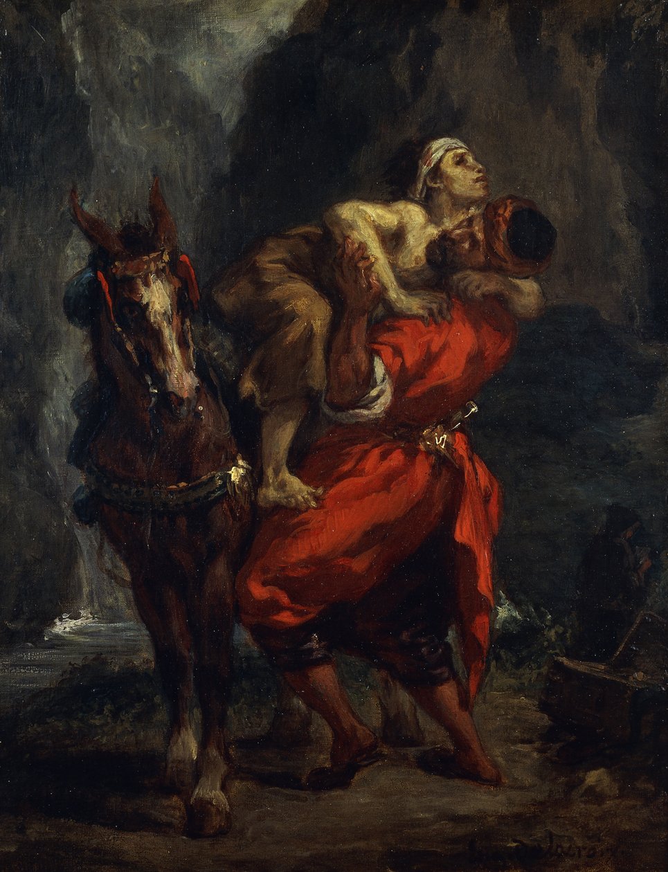 Dobrý Samaritán, od Ferdinand Victor Eugene Delacroix