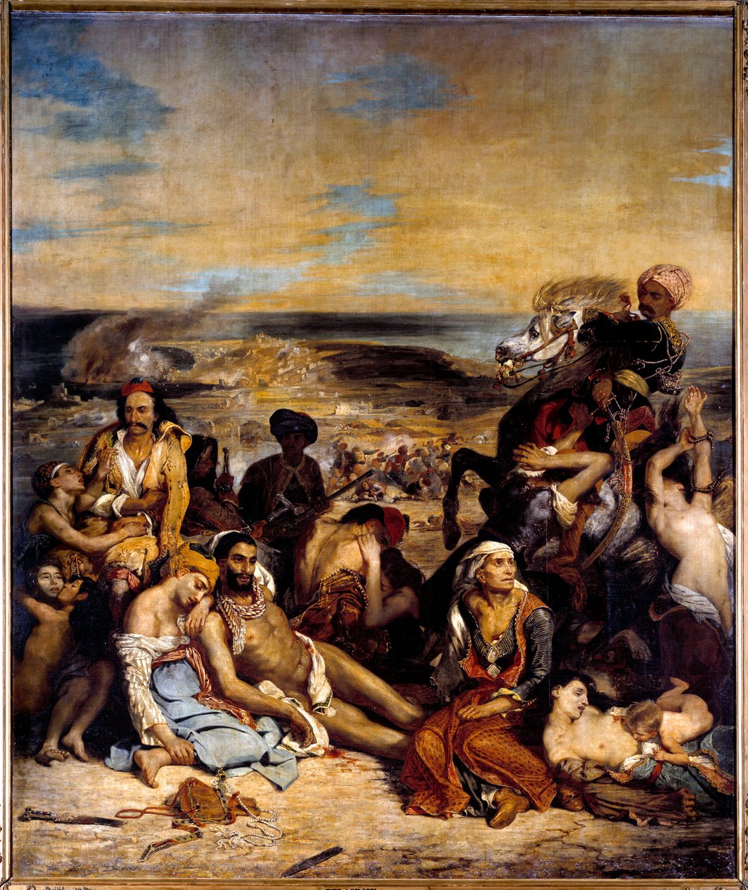 Scion verilöylyt (1822) od Ferdinand Victor Eugene Delacroix