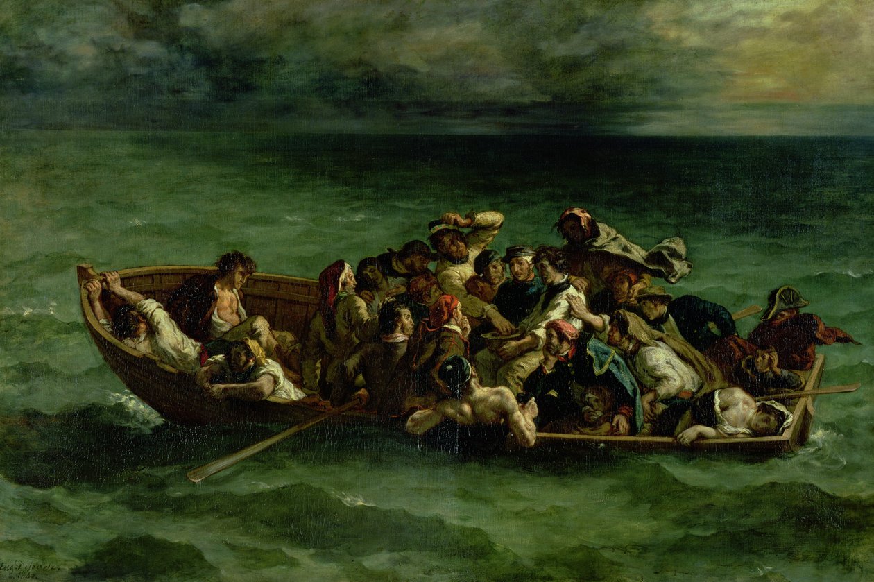 Ztroskotání Dona Juana od Ferdinand Victor Eugene Delacroix