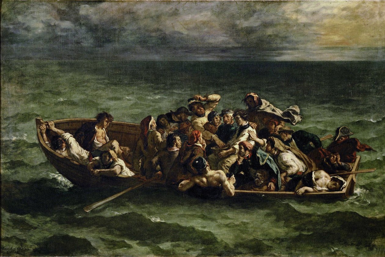 Ztroskotání Dona Juana od Ferdinand Victor Eugene Delacroix
