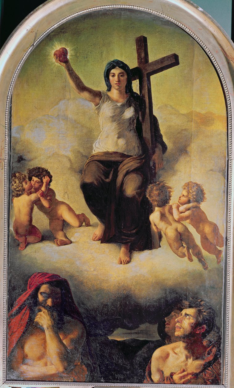 Panna Nejsvětějšího Srdce, 1821 od Ferdinand Victor Eugene Delacroix