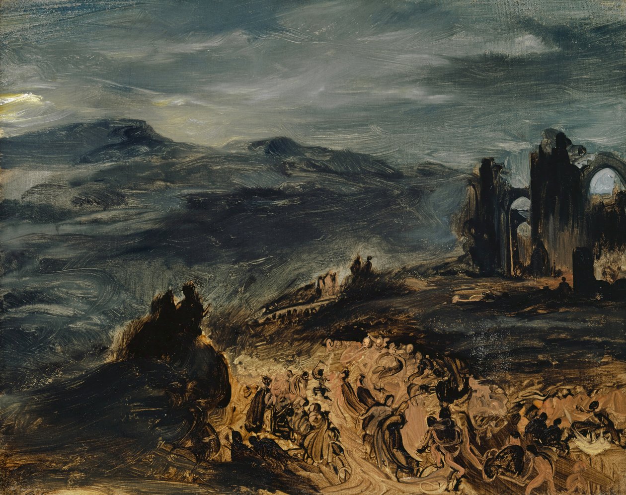 Čarodějnický sabat, 1831-33 od Ferdinand Victor Eugene Delacroix