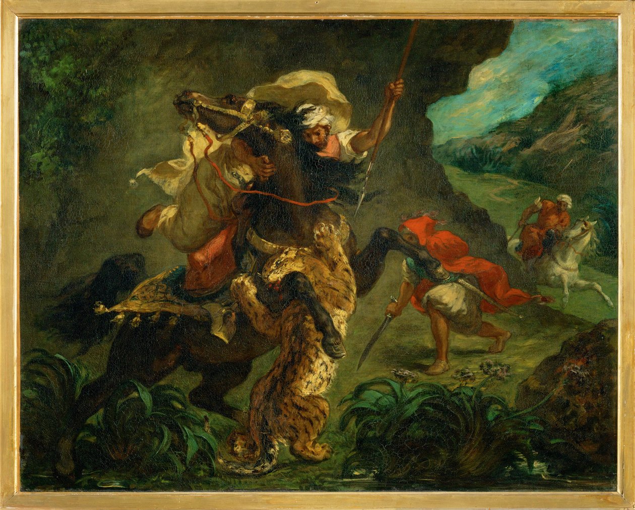 Lov tygra (malba na plátně) od Ferdinand Victor Eugene Delacroix