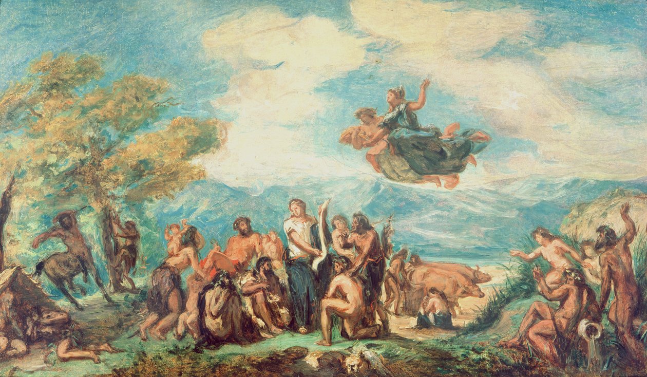 Neznámý obrázek od Ferdinand Victor Eugene Delacroix
