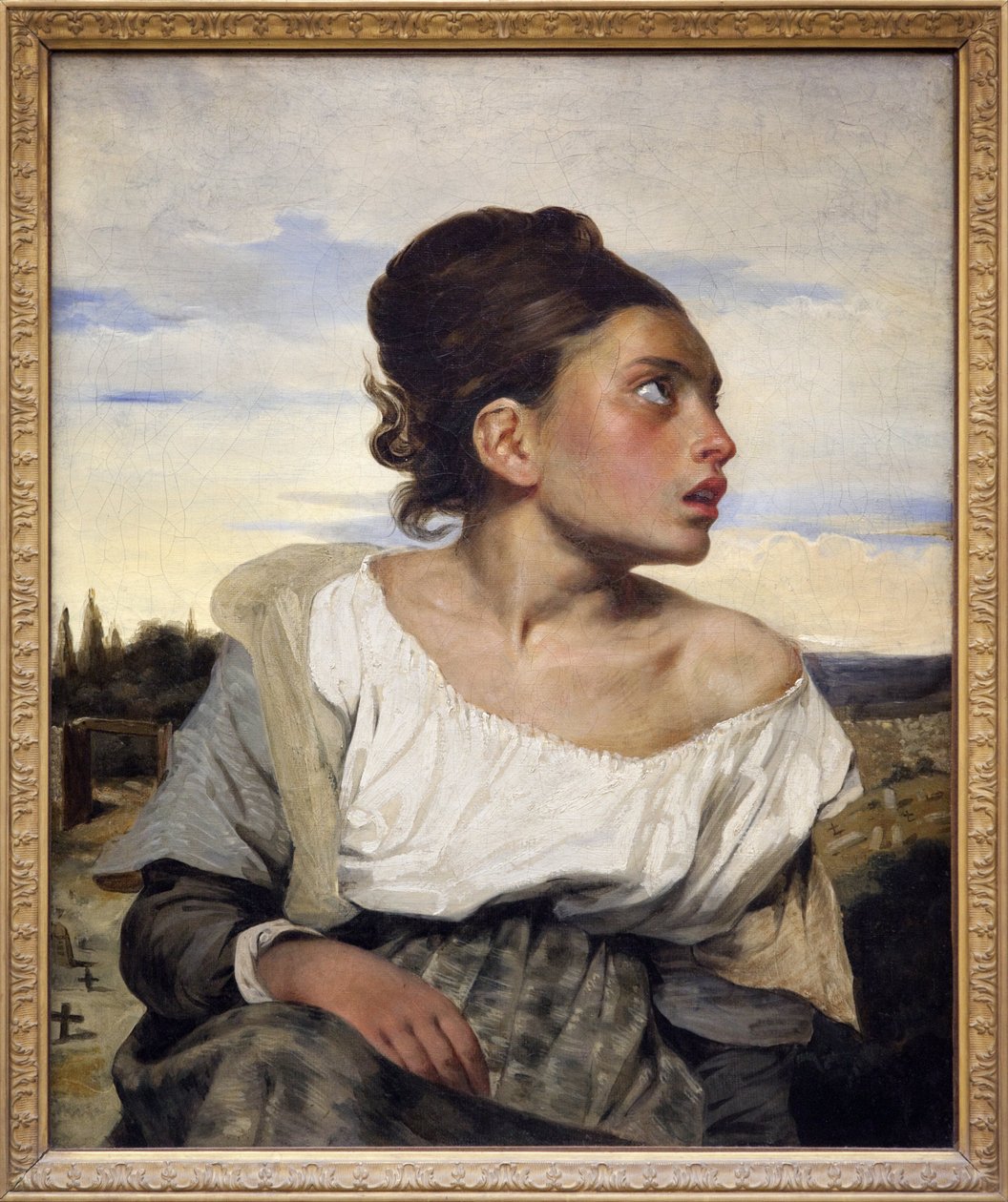 Mladý sirotek na hřbitově, kolem roku 1824 (olej na plátně) od Ferdinand Victor Eugene Delacroix