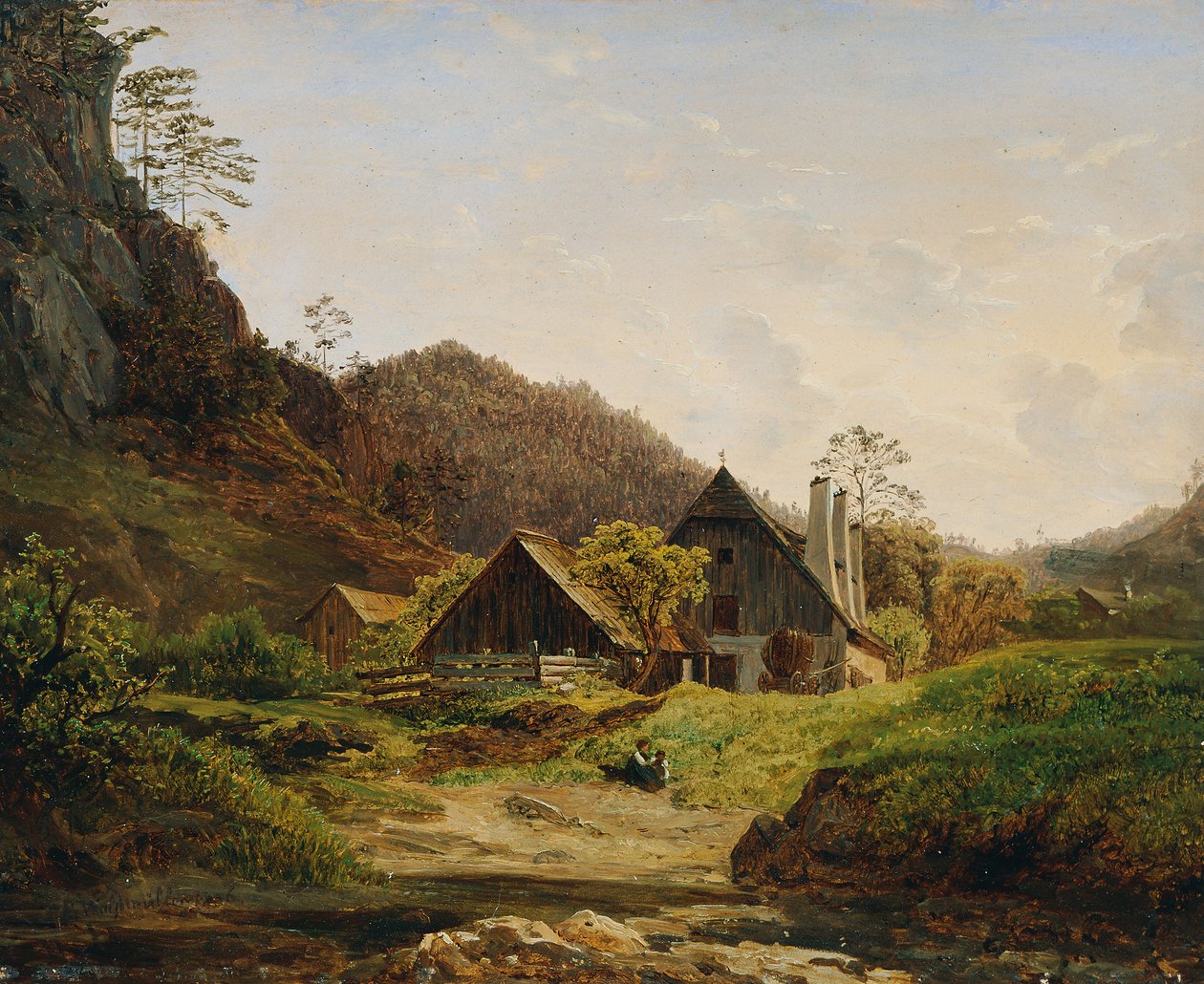 Krajina s Hammersmiths od Ferdinand Waldmüller