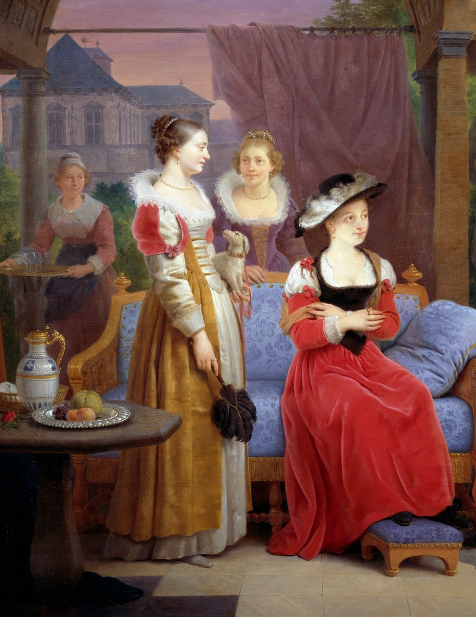 Rubens při malování slaměného klobouku ve svém ateliéru od Ferdinand de Braekeleer