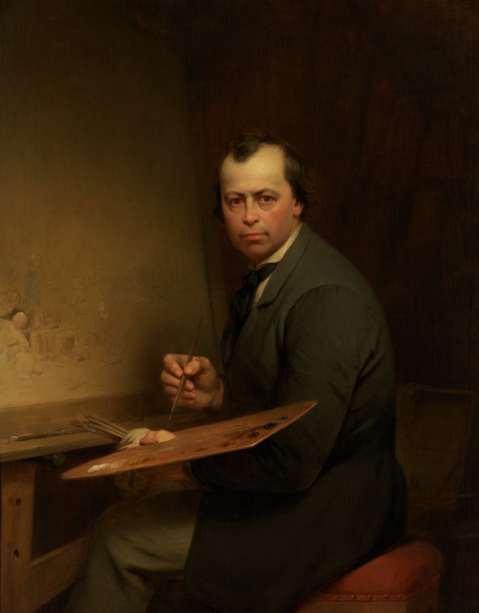 Autoportrét od Ferdinand de Braekeleer