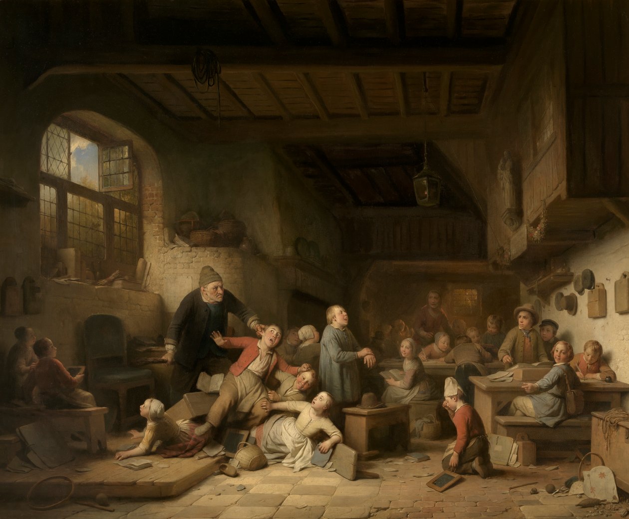 Village Schoolhouse od Ferdinand de Braekeleer