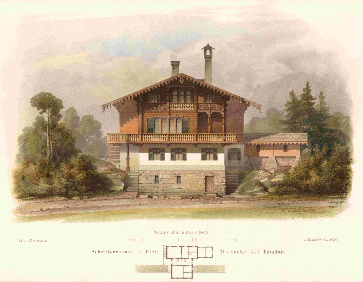 Klein Glienicke Schweizerhaus 1 od Ferdinand von Arnim