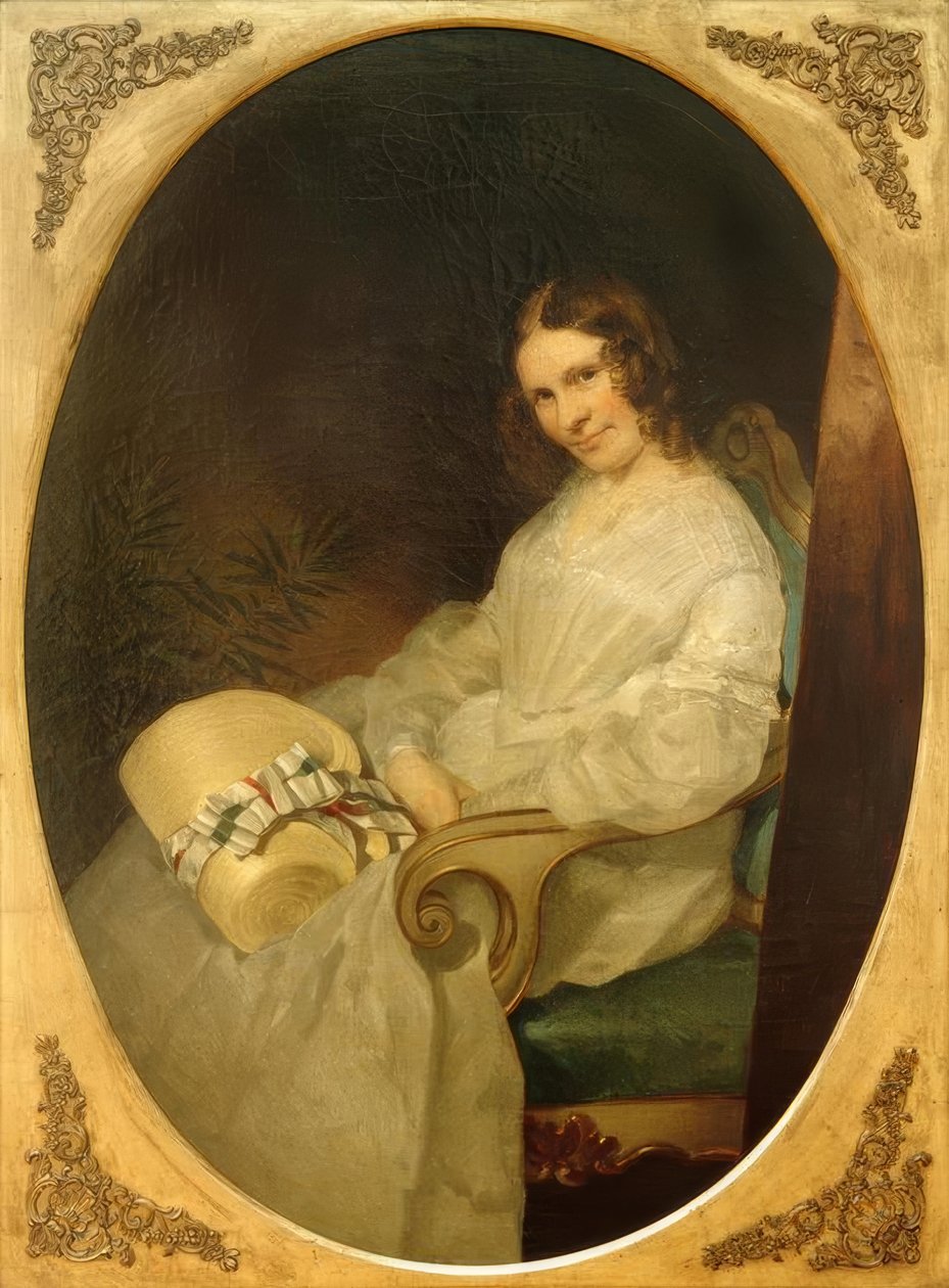 Portrét Minny Pompilie od Rayski od Louis Ferdinand von Rayski