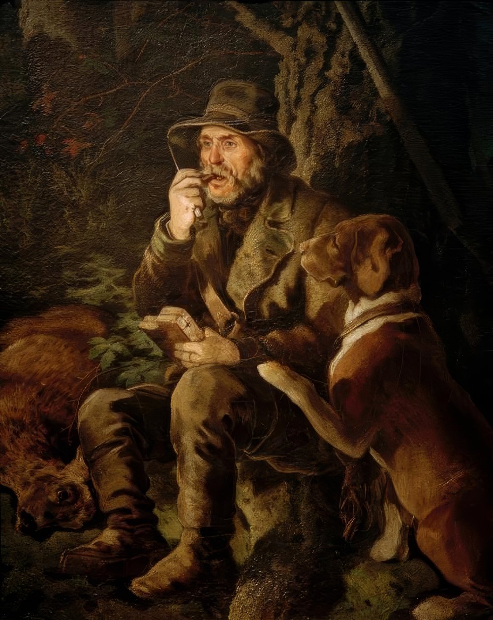 Řidič od Louis Ferdinand von Rayski