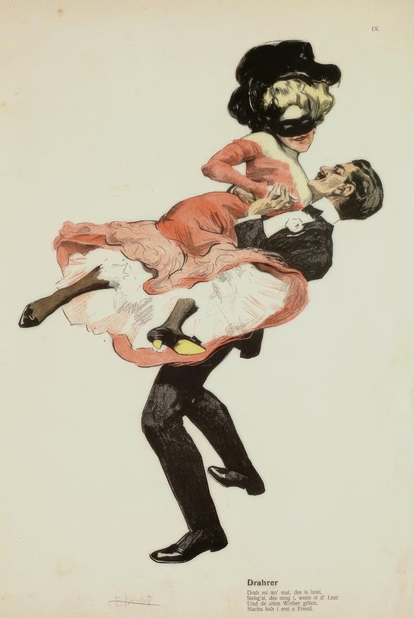 F v. Řezníček, Drahrer / z: Tanec / 1906 od Ferdinand von Reznicek