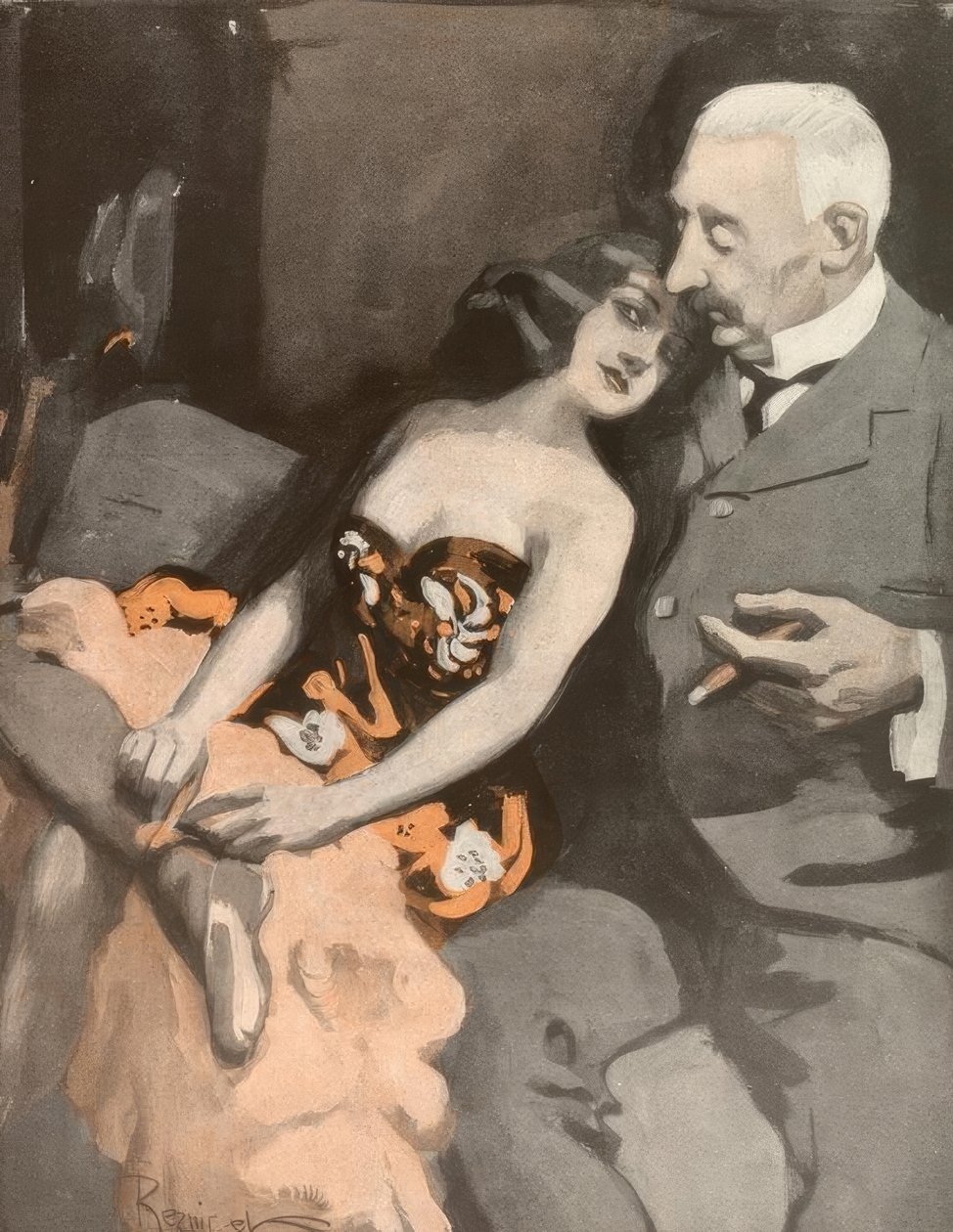 Chceš si mě vzít, tlustá holka? Jdi, kup mi raději večerní kabát! od Ferdinand von Reznicek