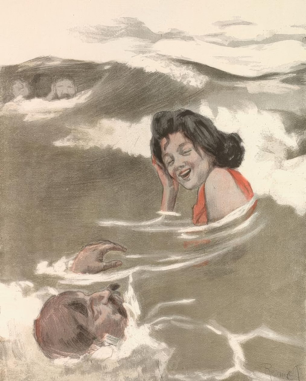 Ve hře vln / Madam vám vyhovuje oceán od Ferdinand von Reznicek
