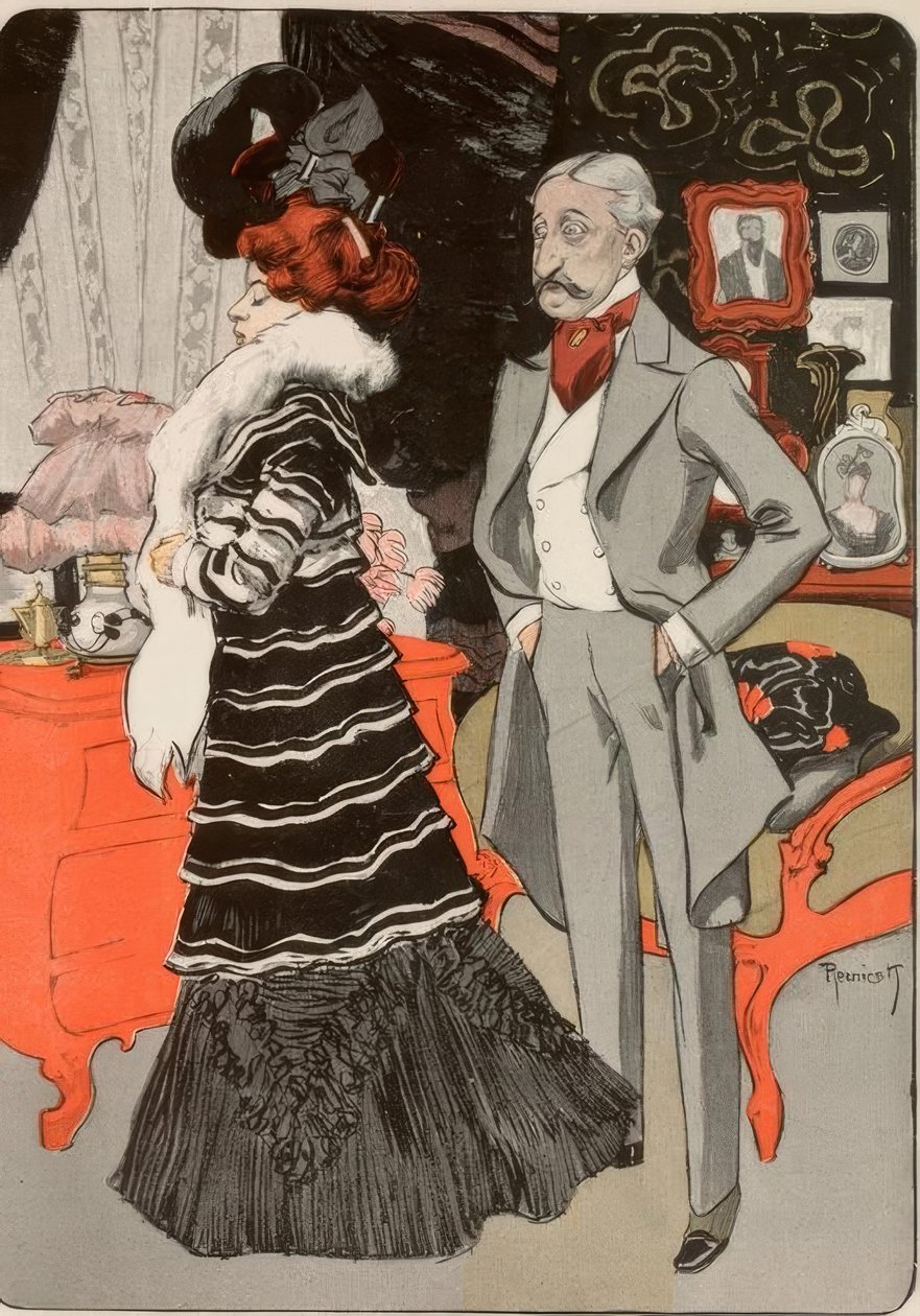 Moderní manželství od Ferdinand von Reznicek