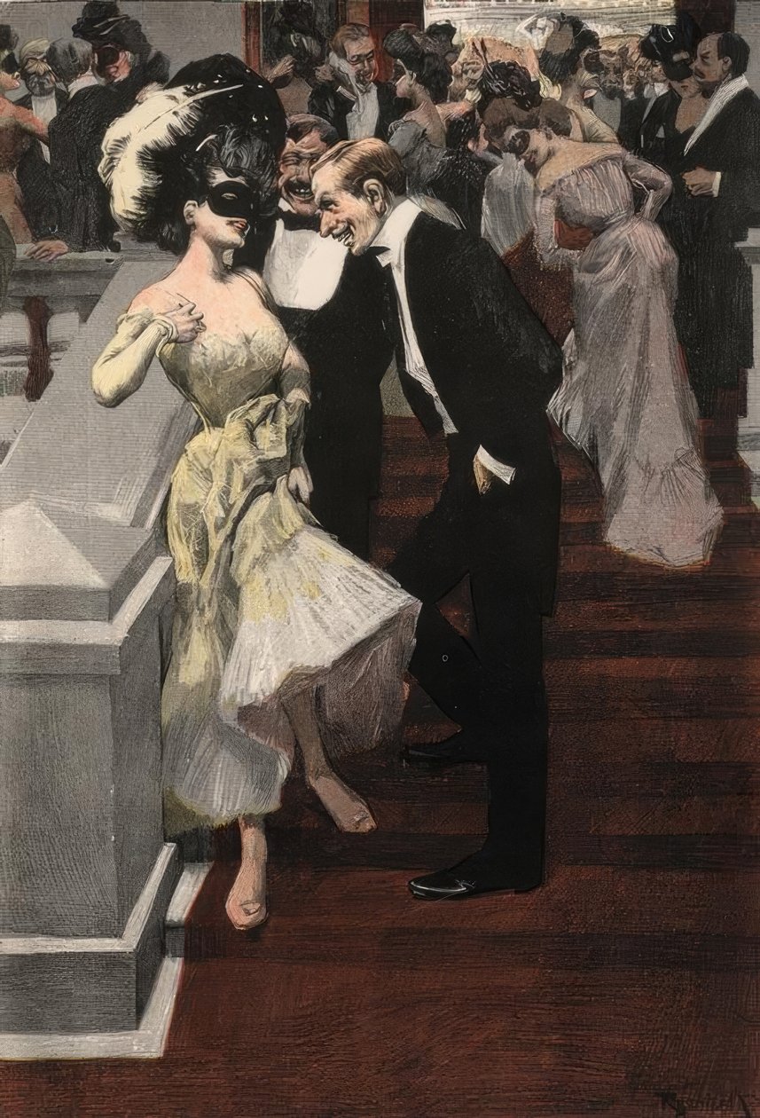 Řezníček / Bal pare / z: Galante Welt / 1904 od Ferdinand von Reznicek
