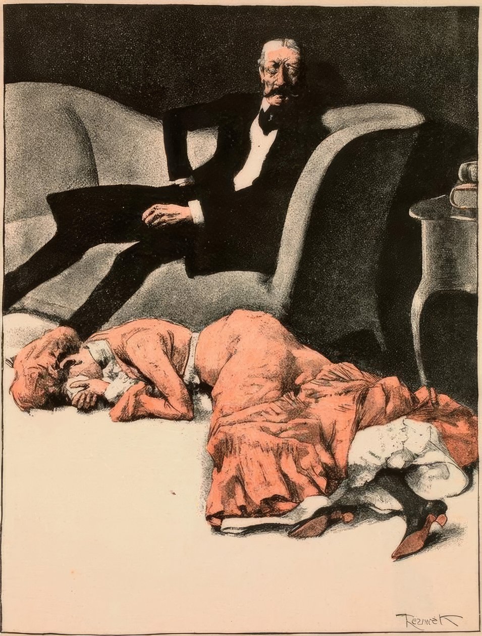 Řezníček / Morituri / z: Galante Welt / 1904 od Ferdinand von Reznicek