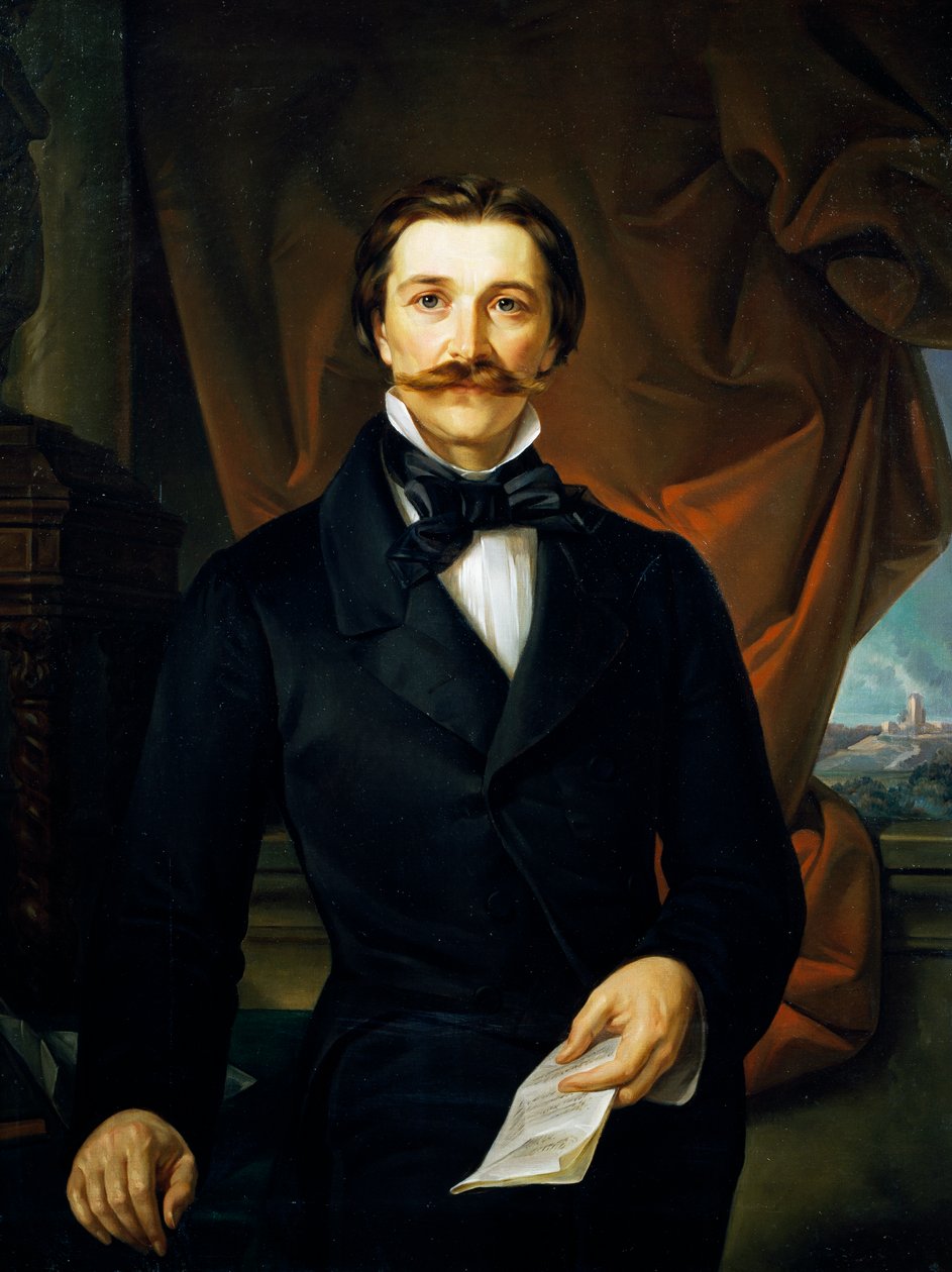 Hrabě Carlo Coronini od Ferdinanda Bassiho (1819-1883) od Ferdinando Bassi