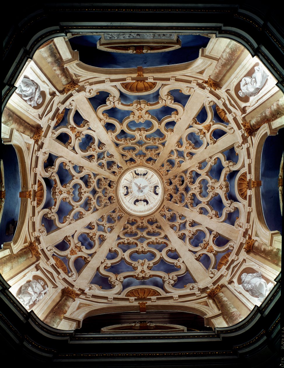 Barokní umění: Klenba kostela Assunta decoree od Ferdinanda Maria Galli dit Ferdinando Galli da Bibiena (1657-1743) Sabbioneta Itálie od Ferdinando Galli Bibiena
