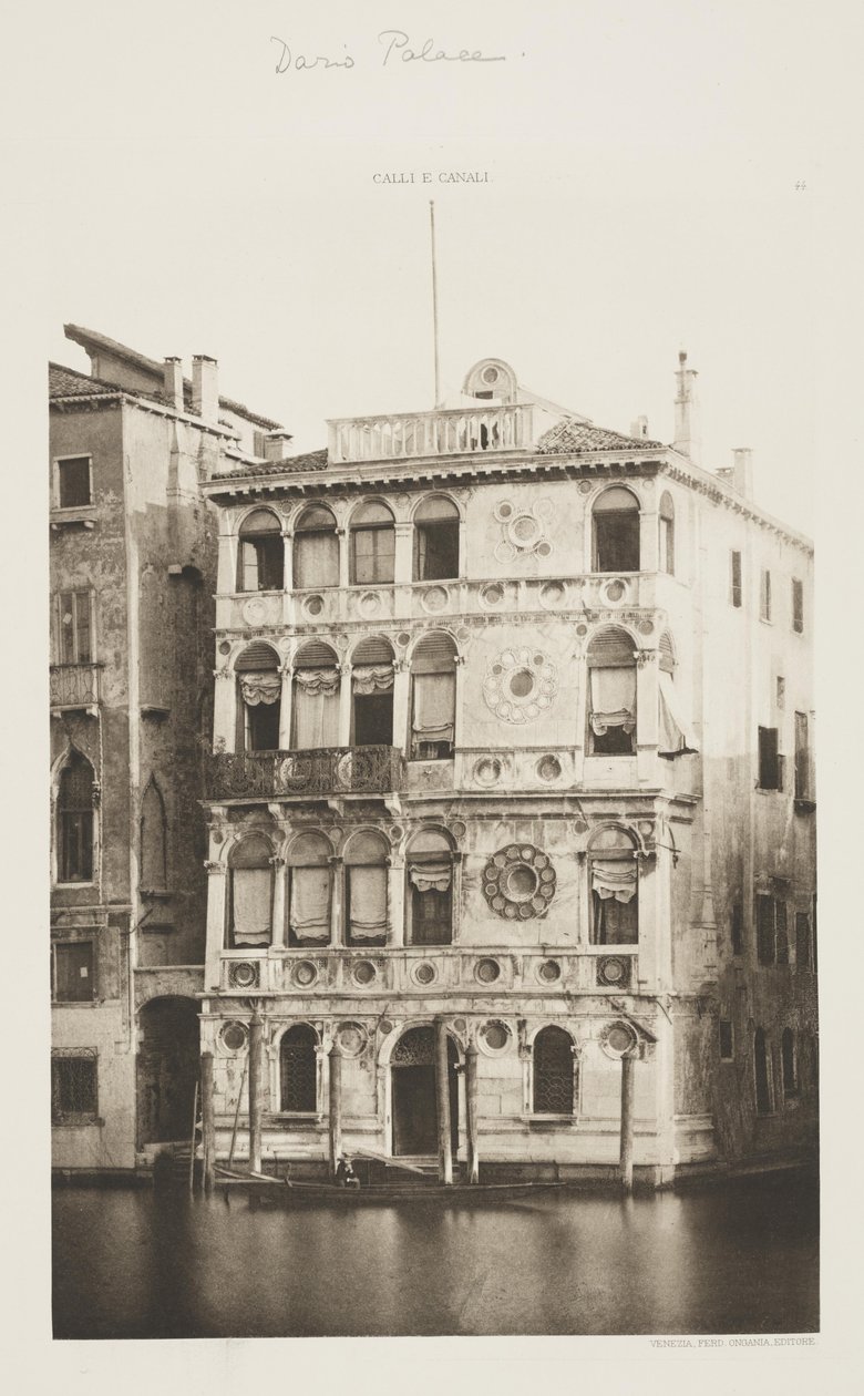 Dario palác od Ferdinando Ongania