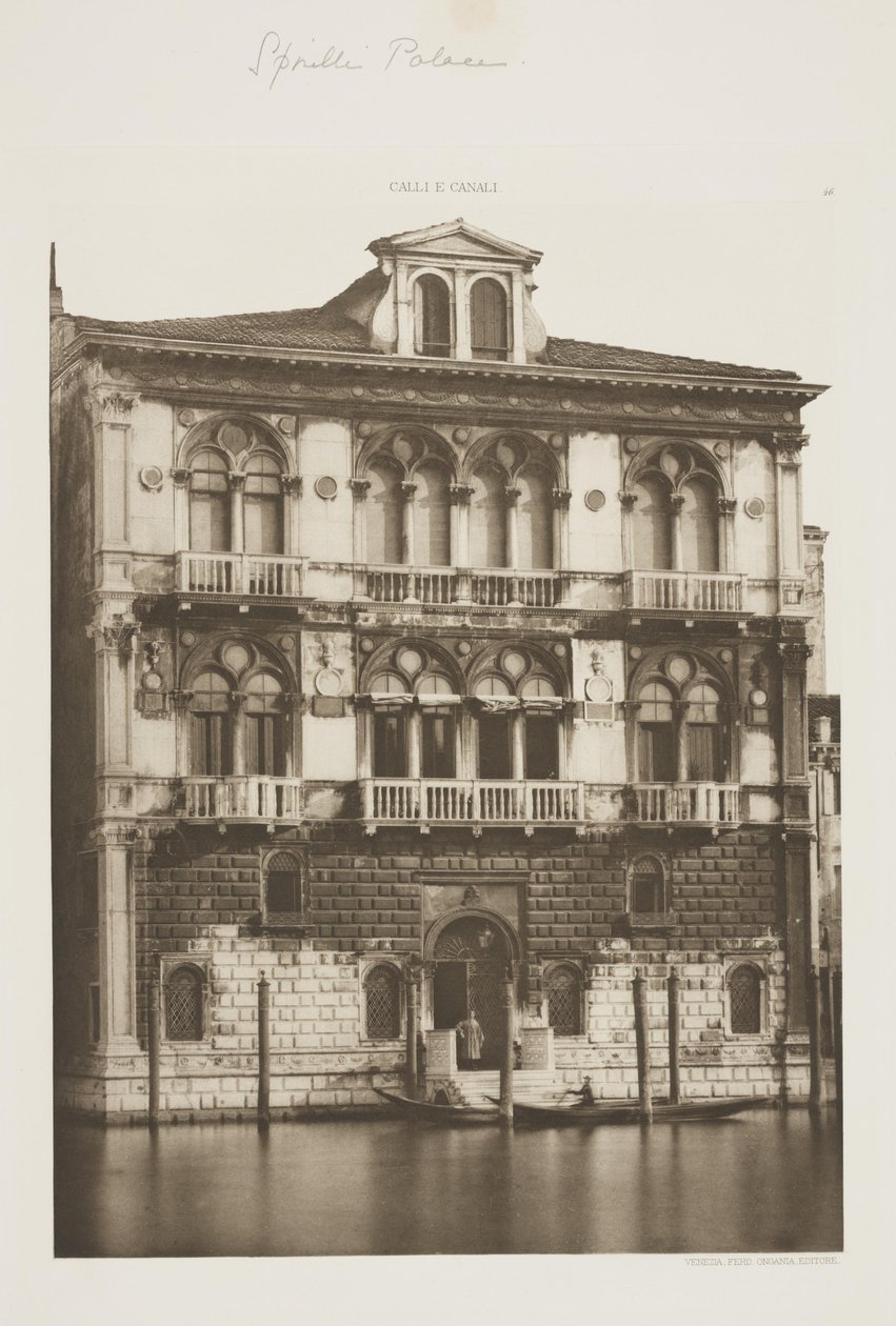 Spinelliho palác od Ferdinando Ongania