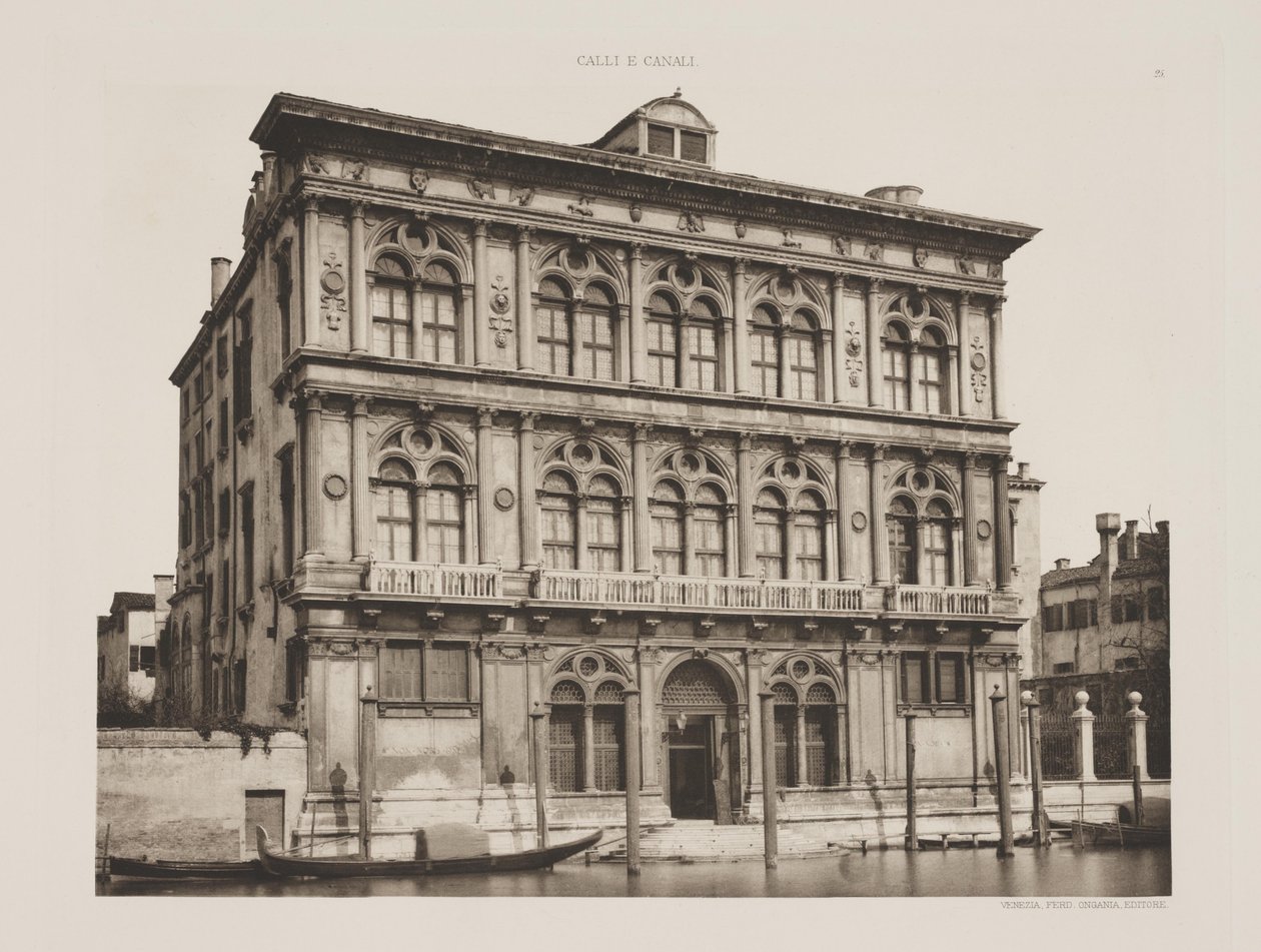Palác Vendramin od Ferdinando Ongania
