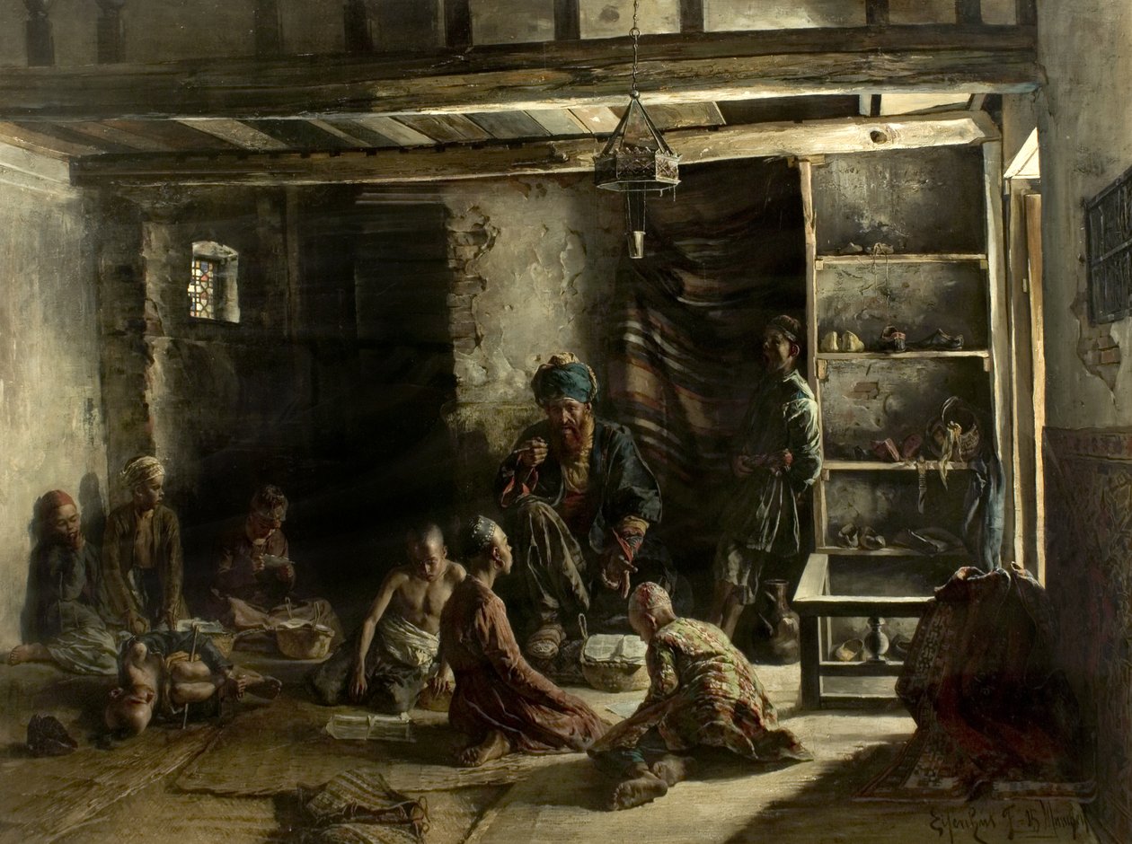 Orientální škola, 1885 od Ferencz Frans Eisenhut