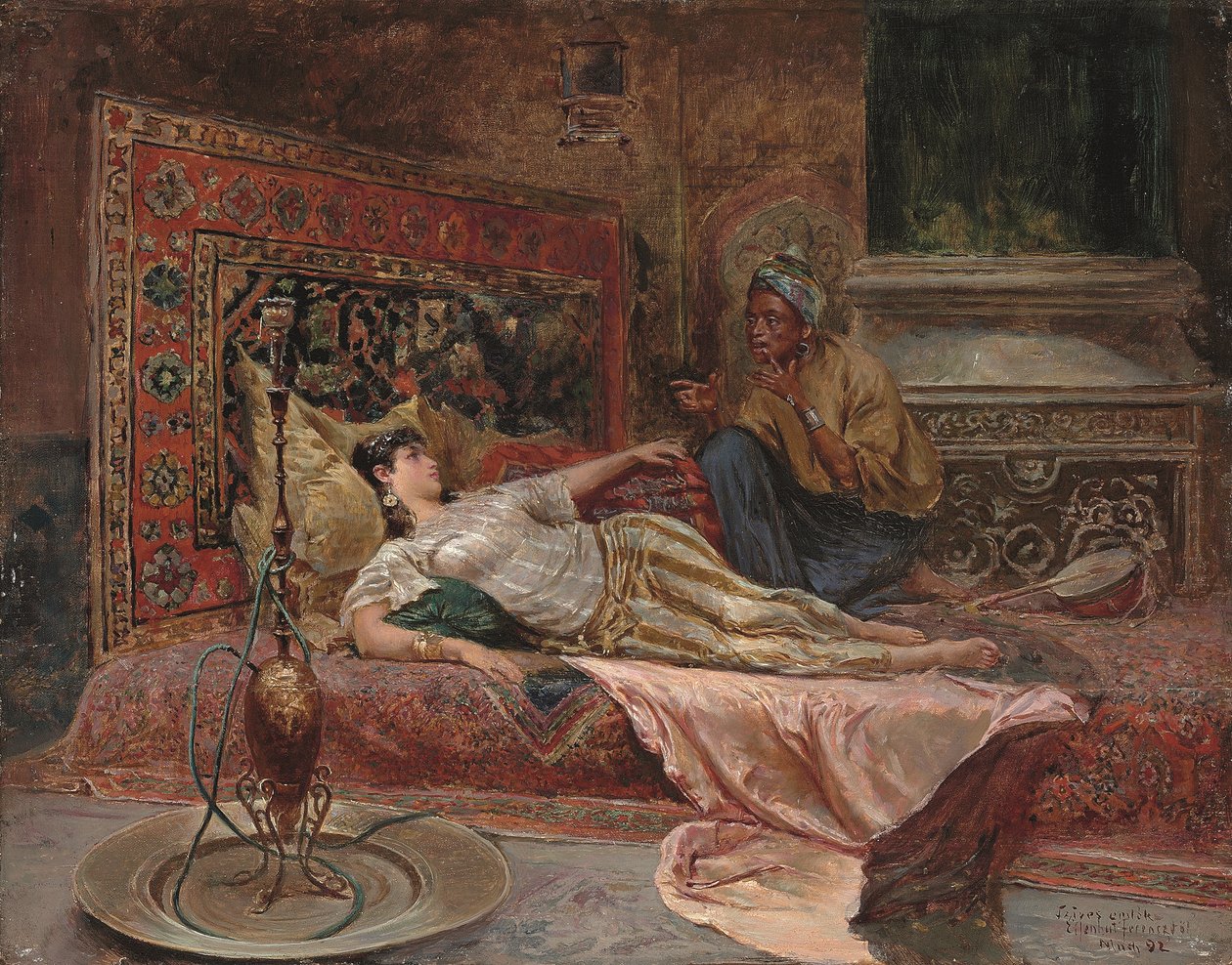Ležící odaliska od Ferencz Frans Eisenhut