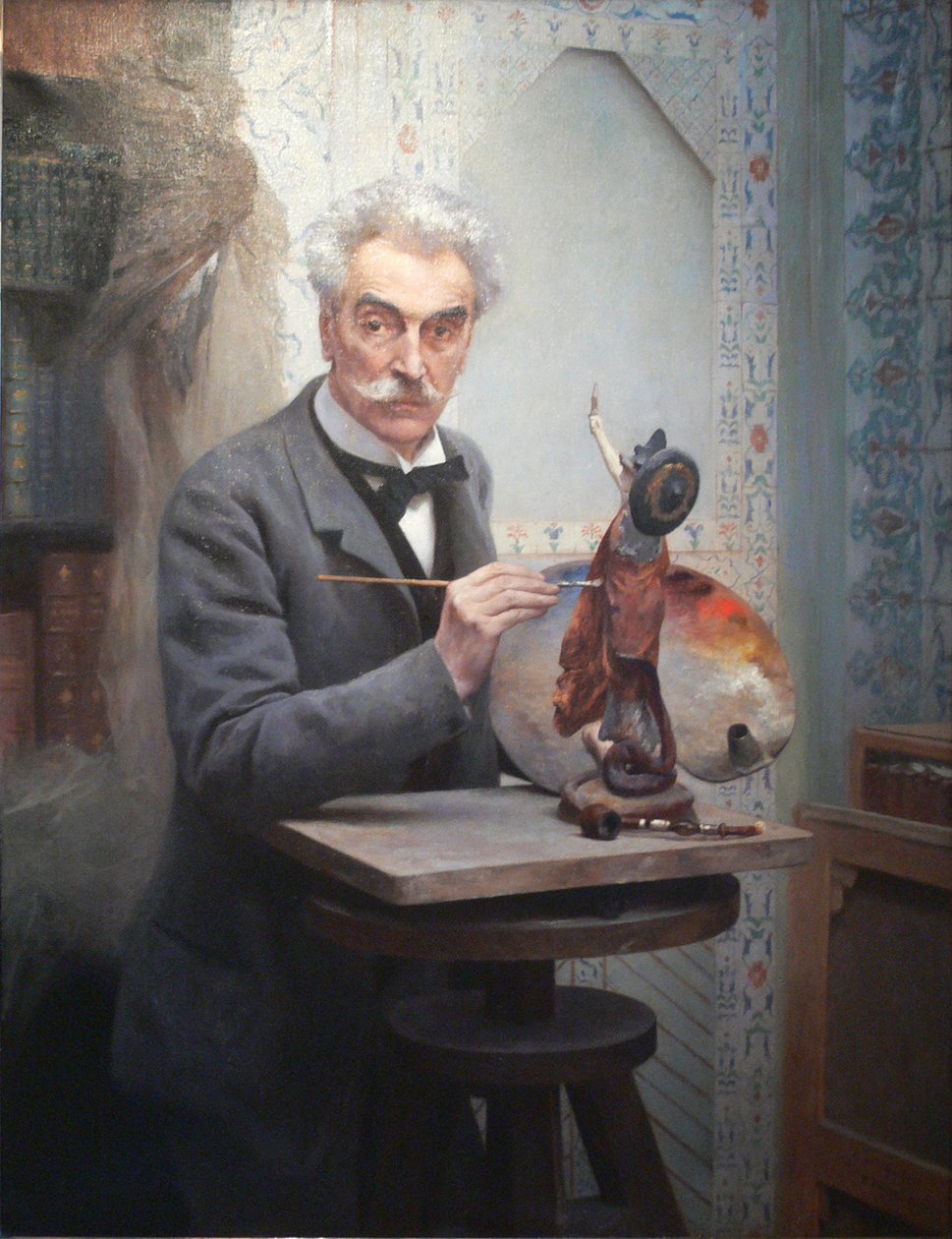 Sochař pracuje. Gerome ve své dílně od Fernand Cormon