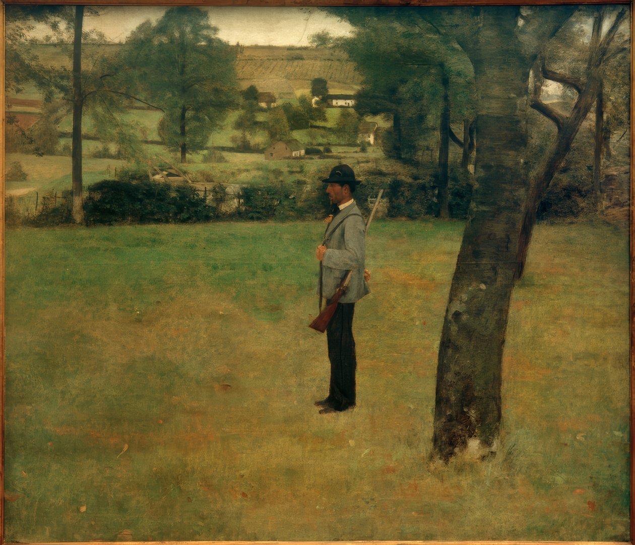 F. Khnopff, In Fosset. Strážce zvěře od Fernand Khnopff