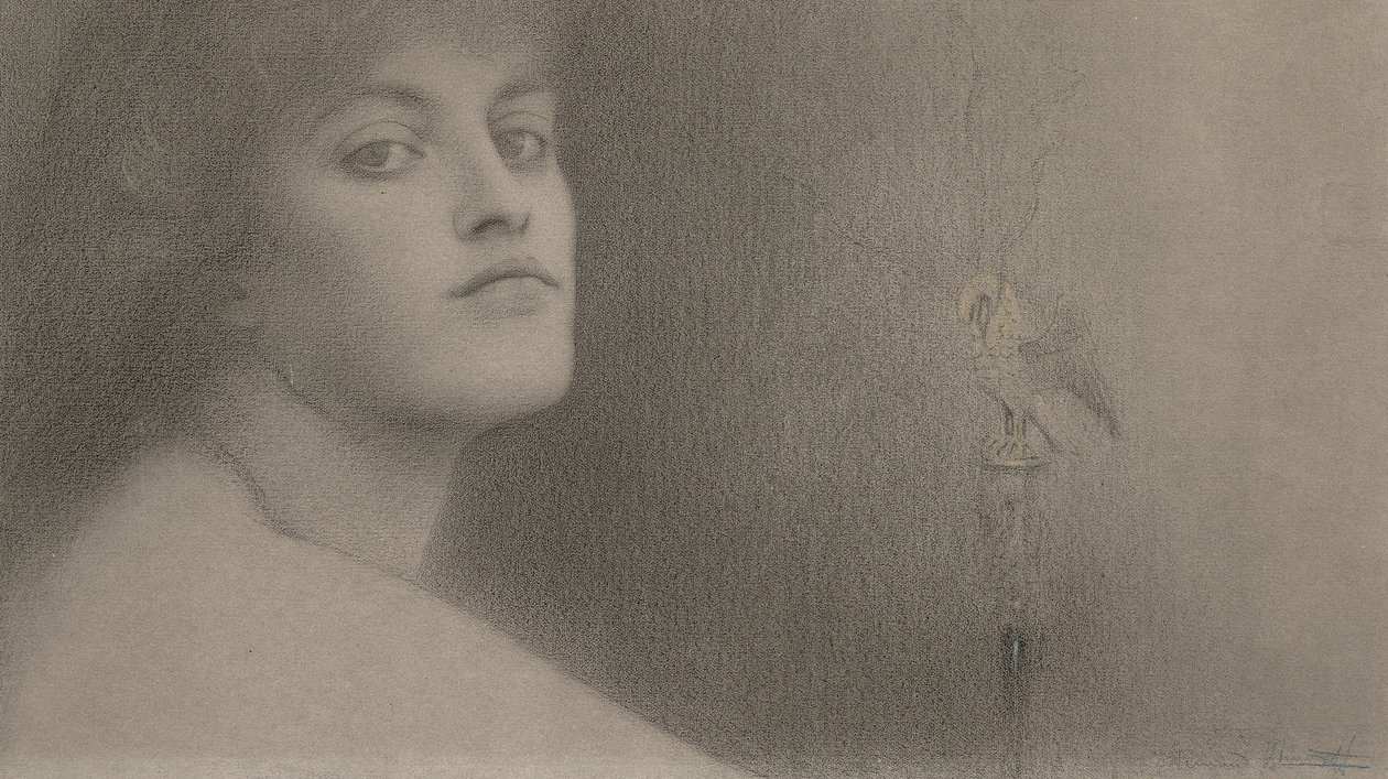 Studie pro lOffrande (Nabídka), 1891 od Fernand Khnopff