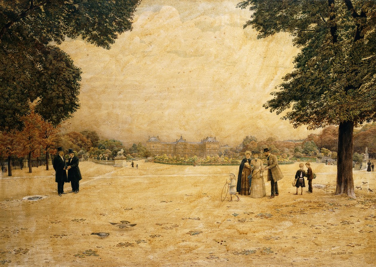 Jardin des Plantes, Paříž, 1904 od Fernand Auguste Besnier