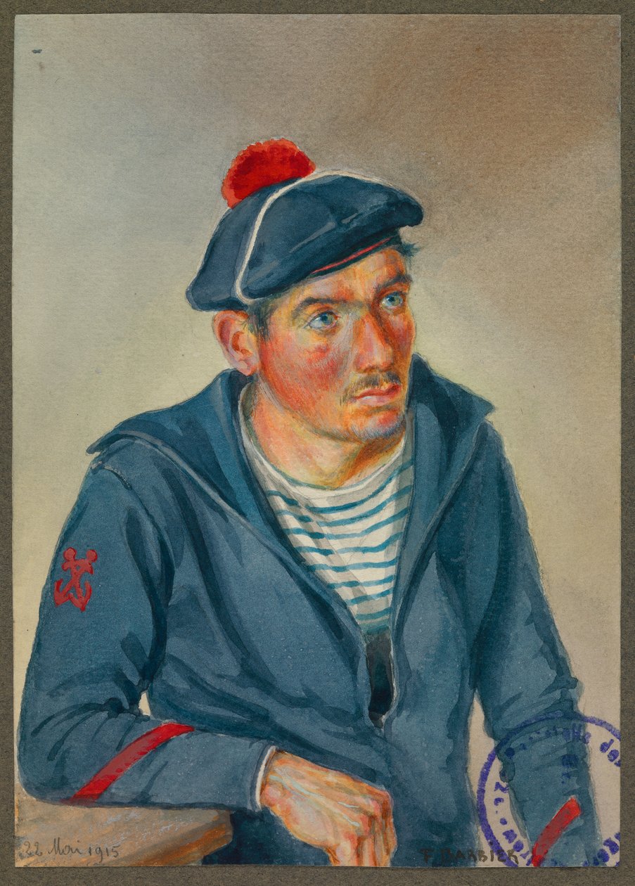 Bretonský námořník Gustrow od Fernand Barbier