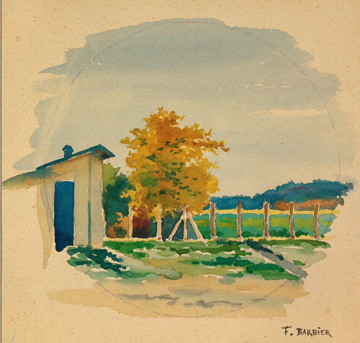 Tábor Gustrow od Fernand Barbier