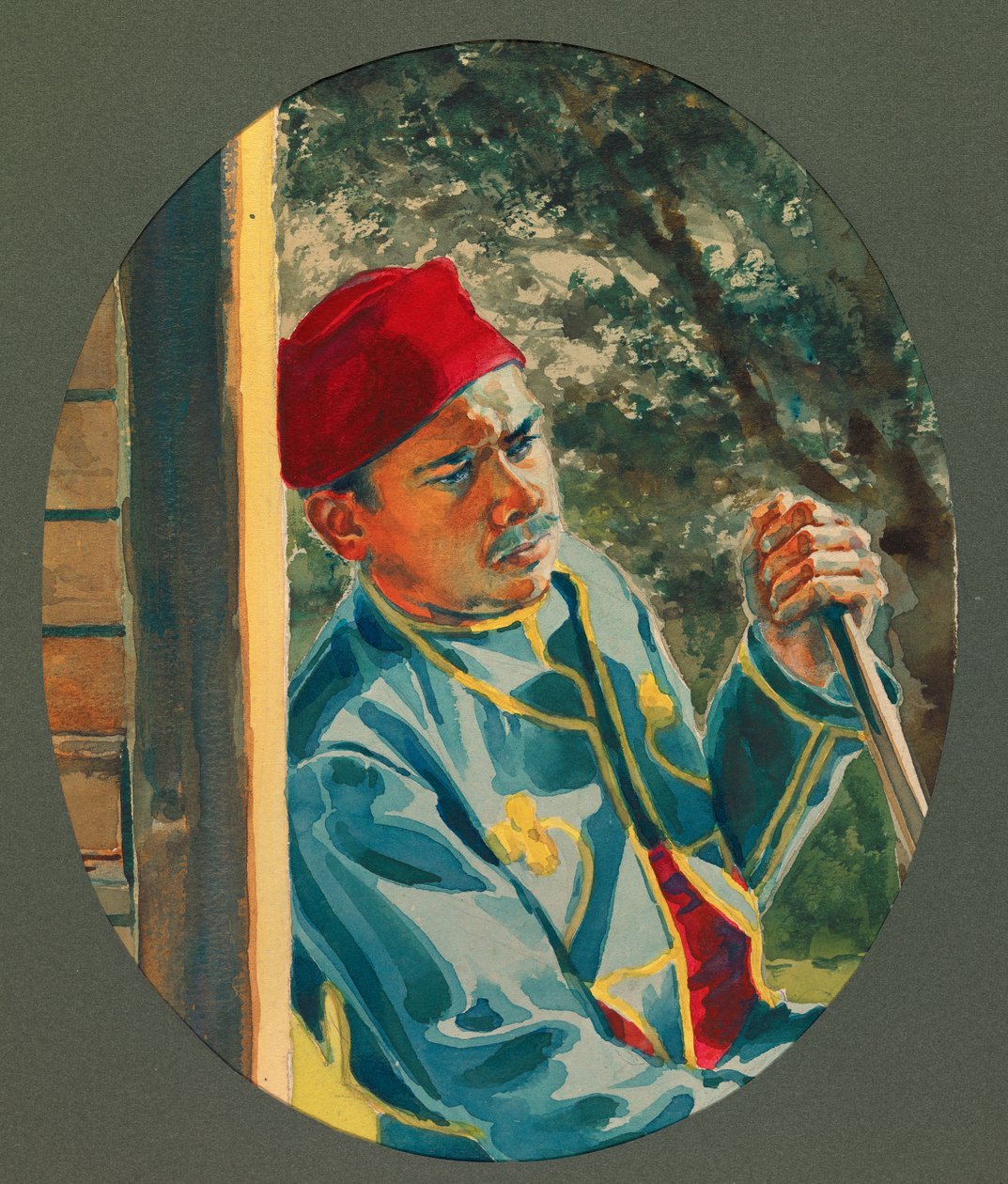 Pimero, alžírský stíhač, Gustrow od Fernand Barbier