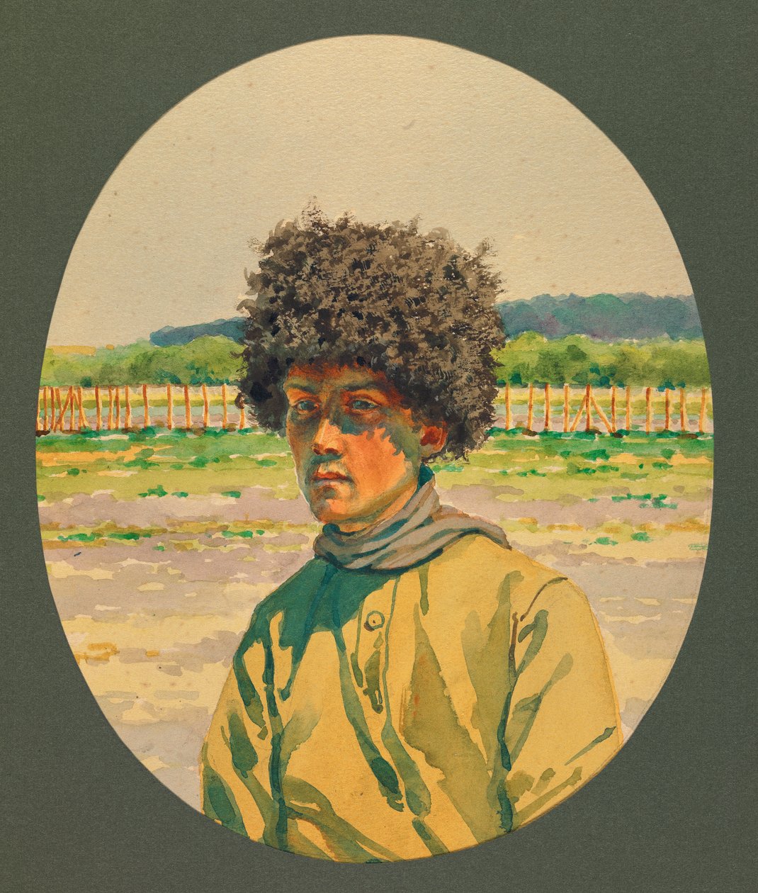 Portrét ruského jižanského vězně, Gustrow od Fernand Barbier