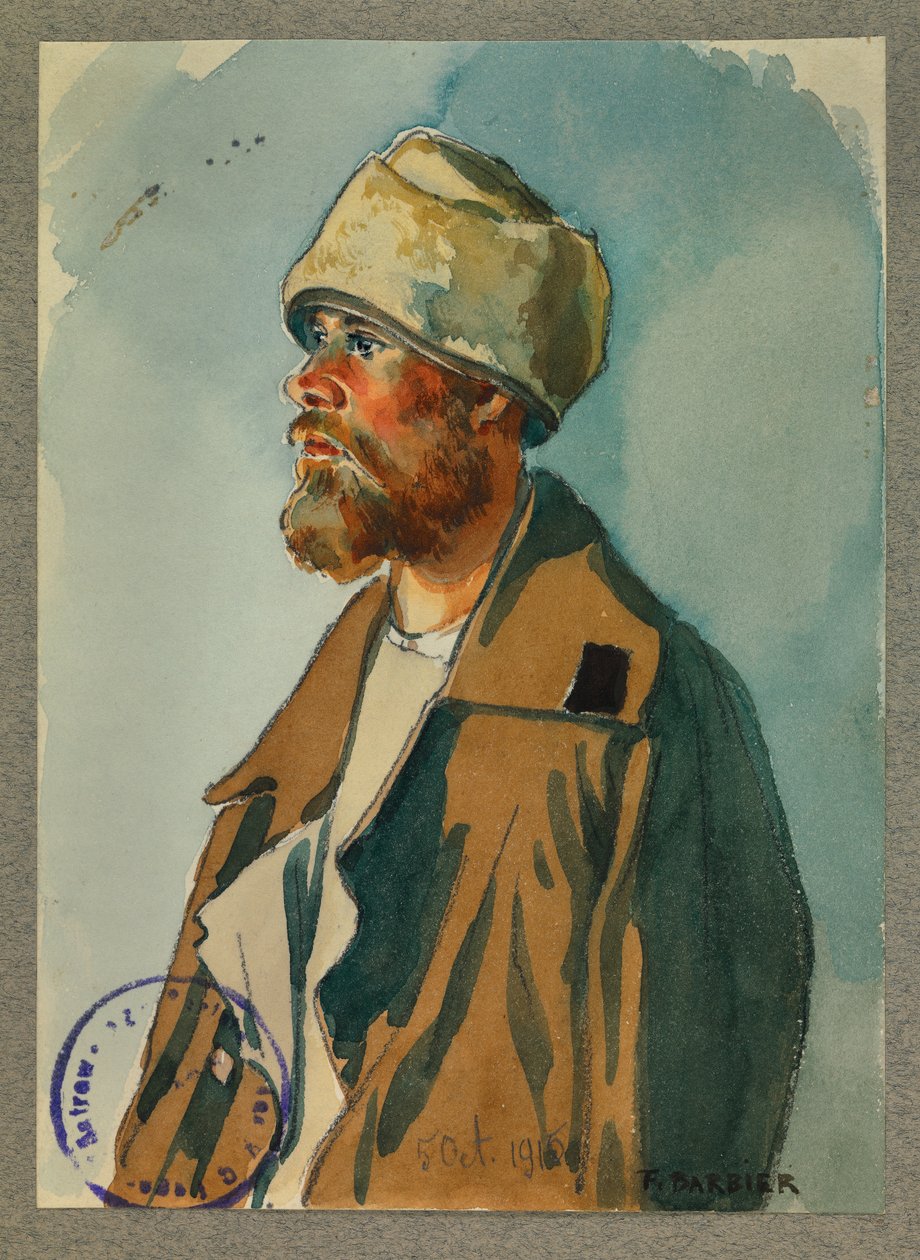 Ruský vězeň, Gustrow od Fernand Barbier
