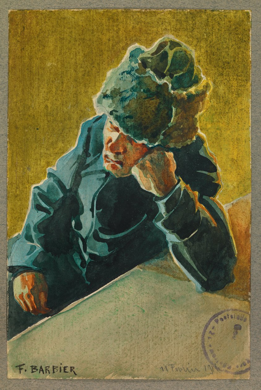 Ruský vězeň, Gustrow od Fernand Barbier